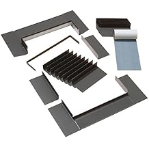 VELUX EDL D06 0000B Skylight Flashing, D06/D26 Low-Profile Shingle Roof Flashing w/Adhesive Underlayment for Deck Mount Skylights