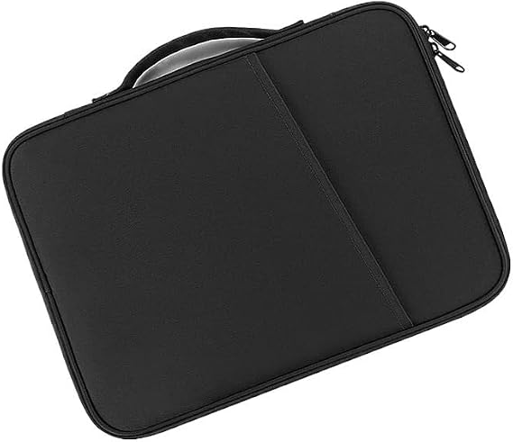 ジッパースリーブポーチタブレットバッグ対応Chuwi UBook X XPro 12インチ/13インチポータブルケース耐衝撃防水スリーブに最適Black,12inch