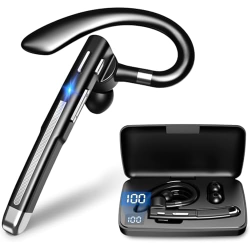 Ear Buds Wireless Bluetooth V5.3 Clip On Earbuds Open Ear Headphones,36 Hours Playtime with Charging Case,IPX4 Waterproof Earphones 327GOO-08