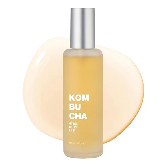 Elishacoy | Kombucha Gyeol-Biome Mist 100 ml / 3.38 fl oz Hydrating Face Mist with 506-Hour Fermented Kombucha, Vegan Cooling & Moisture Spray for All Skin Types