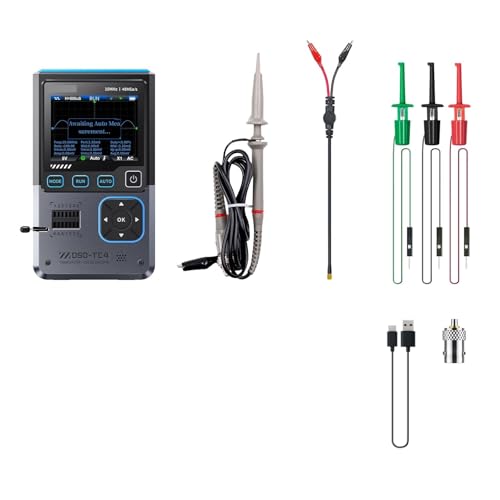 DSO-TC4 Digital Oscilloscope 10MHz 48Mss Transistor Zener Diode Tester Electronics Component Meter 13 Signals Output