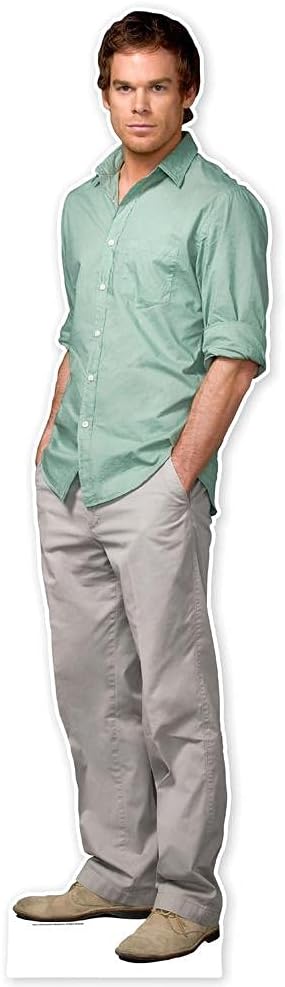 Dexter Cardboard Standee Officially Licensed Dexter Lifesize Cut Out Character Display, 70 x 20 Inches