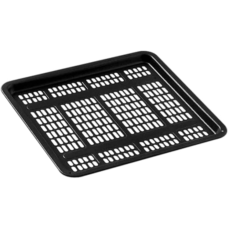 Cosori Air Fryer Tray for Air Frying & Cooking, Air Fryer Accessories & Replacements Fit 13QT Stainless Steel Air Fryer Toaster Oven-R121, Black, Non Stick & Dishwasher Safe