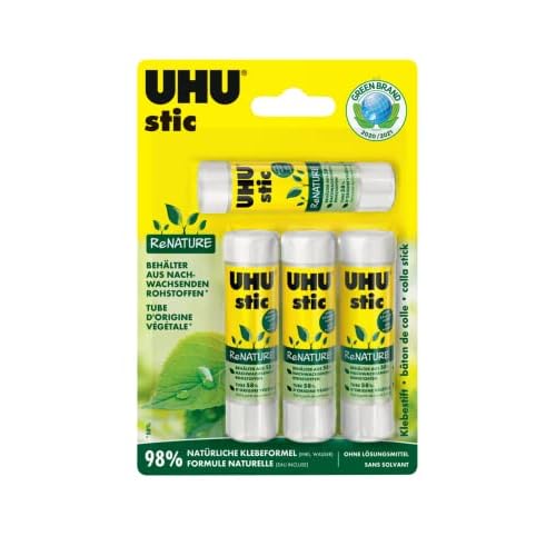 UHU stic Glue Stick ReNATURE 4 x 8.2 g