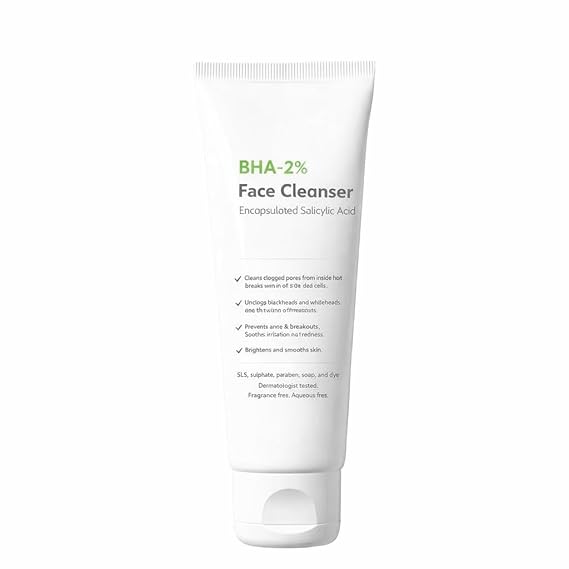 Salicylic Acid Face Wash with Hyaluronic Acid & Vitamin E, 3.38 fl oz