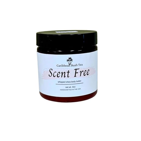 Whipped Shea Body Butter. Moisturizing cream for all skin types. (Unscented, 4 oz)
