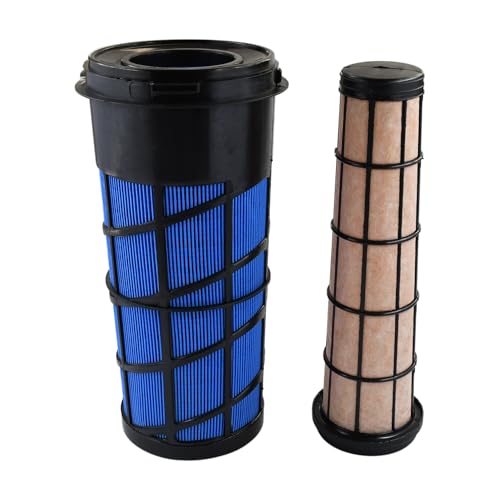 RE282287 RE282286 Inner Outer Air Filter Kit Compatible with John Deere Loader 318D 319D 320D 323D Tractor 5045D 5045E 5050E 5055E 5060E 5065E 5075E 5075EF