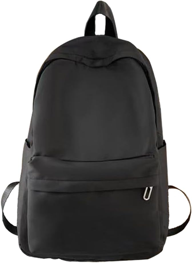 YXQSED School Backpack Womens, Causal Travel School Bags for Teenage Girls Lightweight Rucksack Water Resistant Bookbag for College Womens Mens Black