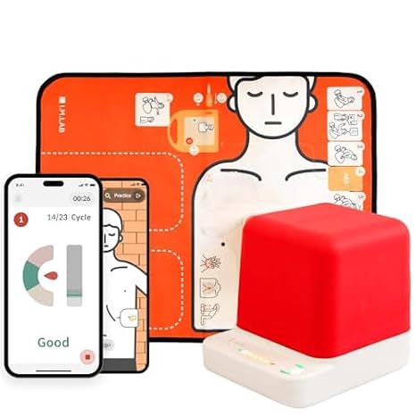 CPRCUBE PRO3 CPR Training Kit | CPR Feedback Device for Trainers and Group Training