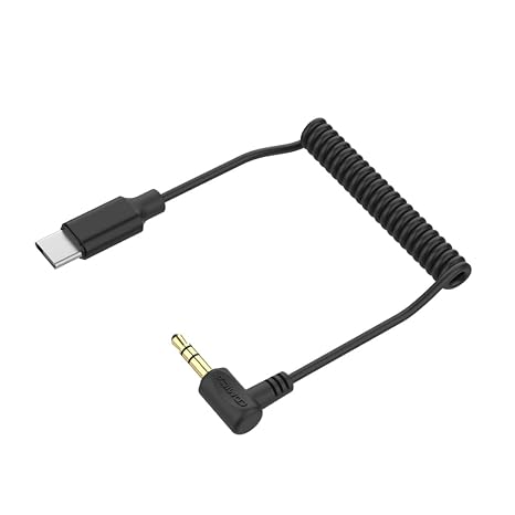 COMICA CVM-D-UC II 3.5mm TRS to USB-C Audio Cable Adapter with ADC Chip