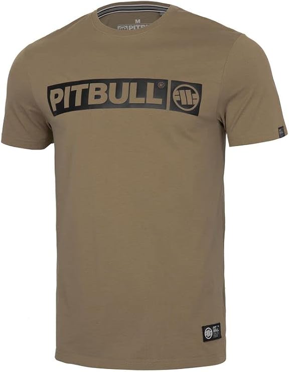 PITBULL - Mens T-Shirts Hilltop Basic, Classic Regular Fit Men's T-Shirts, Cotton Men T-Shirt, Round Neckline