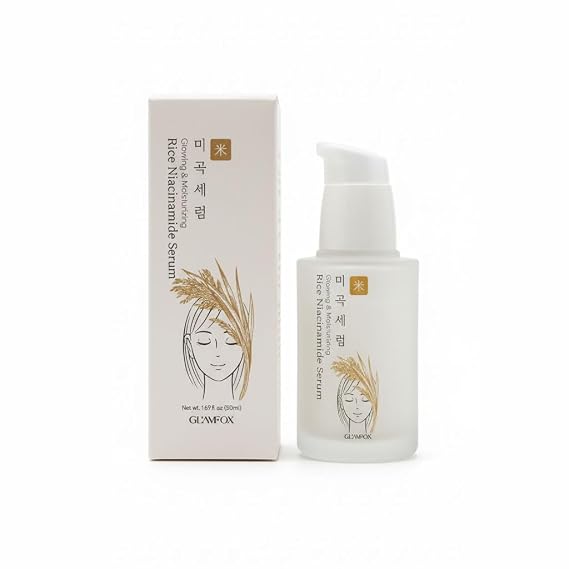 Rice Niacinamide Serum, Hydrating, Revitalizing Facial Serum