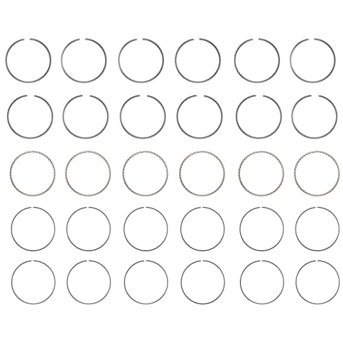 Chrome Piston Rings Set | Compatible with Chrysler 3.6L 220 DOHC | Standard Size