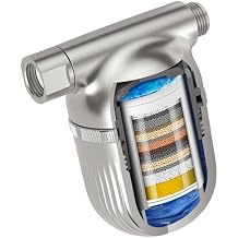 Cobbe Shower Filter | All-Metal Joint | 99% Removal Shower Head Filter for Hard Water, Heavy Metals, Chlorine and Harmful Substance, Improve Your Skin and Hair - Brushed Nickel