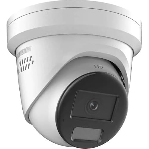 DS-2CD2347G2H-LISUSL 2.8mm 4MP Smart Hybrid Light with Color-Vu Turret PoE IP Camera, Strobe Light&Audible Warning, VCA, HumanVehicle Detection, H.265, Two-Way Audio, IP67, Compatible for Hikvision