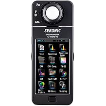 Sekonic C-800-U Spectrometer, Full-Spectrum Color Meter with SSI, TM-30, CRI & TLCI, 380n780nm CMOS Sensor, 4.3" Touchscreen, 1,600n40,000K Range for LED, HMI, Fluorescent & Flash