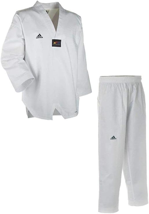 adidas ADICHAMP 3 TKD Uniform - v-Neck White - 4