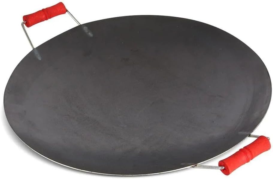 Mobilreyon, Kavurma Gözleme Sacı 53 Cm 2,8 Kg Ağırlığında, Çift Taraflı Kullanım 1,5 Mm Siyah Sac