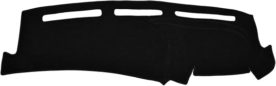 Seat Covers Unlimited Dash Cover Compatible with 1981-1987 Chevy Pick-up | Carpet, Black, Custom-Fit Dashboard Protector, UV Protection, Accommodates Factory Dashboard Features, with Adhesive