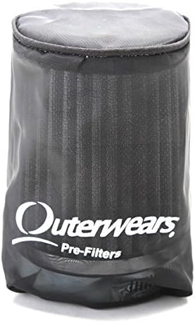 Black Outerwear Prefilter Round 7" Tall Cone 10-1316-01