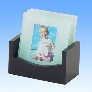 5 Pcs Square Photo Coaster Set