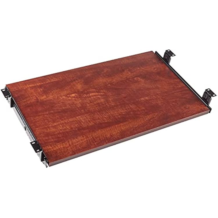 Lorell 87526 Keyboard Tray, 26 x15-38, Cherry