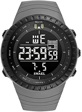 SMAEL Brand Mens Digital Watches Luxury Waterproof Modern Clock Male Date LED Chronograph Electronic Wristwatches 1237