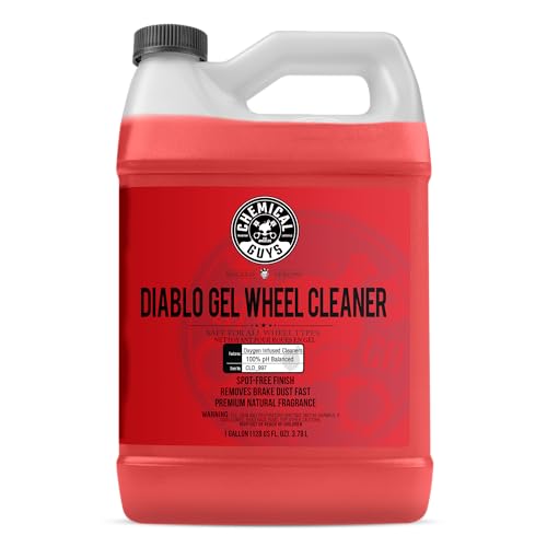 Chemical Guys CLD_997 Diablo Gel Oxygen Infused Foam Wheel and Rim Cleaner, Concentrated Safe on All Wheel & Rim Finishes, for Cars, Trucks, SUVs, Motorcycles, RVs & More 128 fl oz 1 Gallon