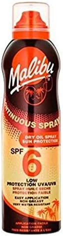 Malibu Continuous SPF 6 Dry Oil Spray 175ml