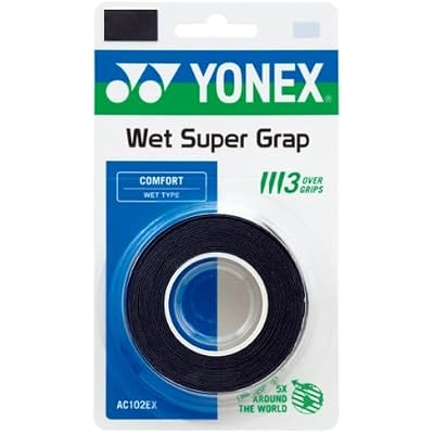 YONEX Wet GRAP 3-Pack: Absorbent & Durable Overgrip Assorted Colors
