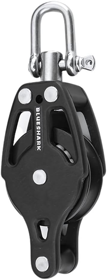 Blue Shark 2252-Sailing Pulley Blocks 38mm Single Swivel Becket