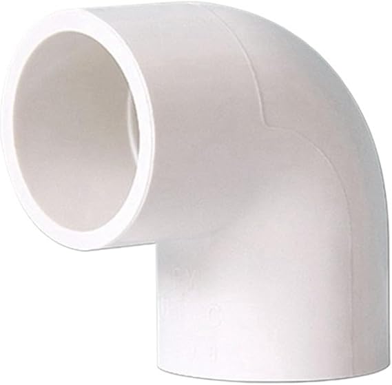 Pipe Fittings 5pcs PVC Pipe Connectors I.D 20~200mm PVC Pipe Elbow Connectors Water Supply Tube 90Degree Elbow Joint Adapter Pipe Fittings(I.D 32mm)
