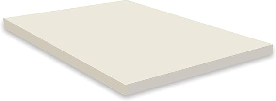 2-inch Soft Bedding Topper for Back Pain Relief | CertiPUR-US Certified, Comfortable and Relaxing Toppers for Mattress Beddings, Provides Balanced Support for Body, King, White