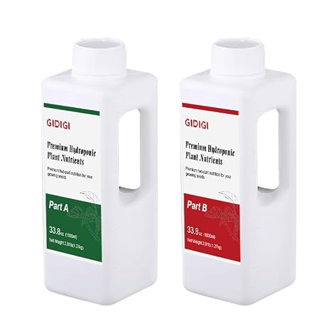 Hydroponic Nutrient Solution Base A & B Liquid Fertilizer 75.5 oz