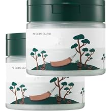 Bundle 2 Pack - Pine Calming CICA Pad 50pcs - Wide Cooling and Soothing Toner Pads - 6.59 fl oz (195 ml)