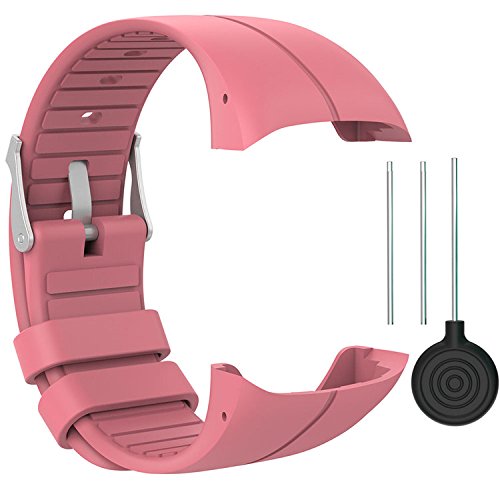 QGHXO Band for Polar M400M430, Soft Adjustable Silicone Replacement Wrist Watch Band for Polar M400M430 Watch