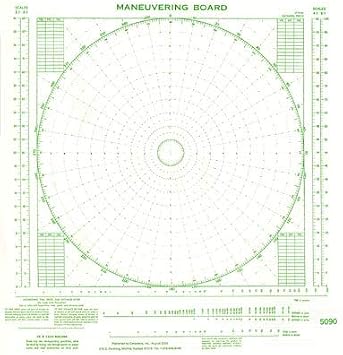 NGA Plotting Sheets: Maneuvering Board - 5090
