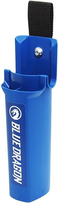 Blue Dragon Bucket on a Belt - with Belt Loop