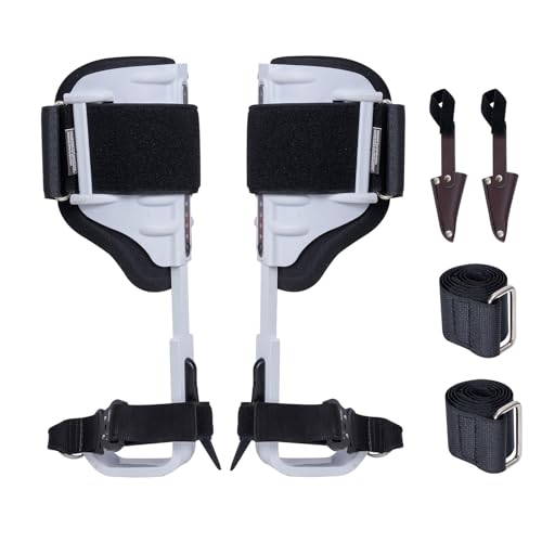 VEVOR Tree Climbing Spikes, 1 Pair Height-Adjustable Climbing Spurs, 350lbs Load Capacity Tree Climbing Gear with Straps, Arborist Equipment for Climbers, Hunting, Fruit Picking
