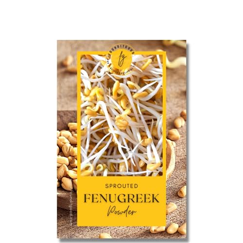 FounditGood Sprouted Fenugreek Methi Seeds Powder Pure & Natural Digestive & Metabolism Supplement