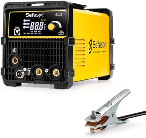 135A Flux Core MIG Welder Complete Welding Combo Kit: 110V 3-in-1 Portable IGBT Inverter Machine (MIG/Lift TIG/Stick) with 1lb Wire, plus Professional Ground Cable Clamp & Electrode Holder