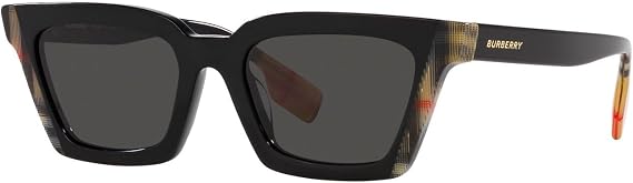 BURBERRY BRIAR BE 4392U Black Vintage/Dark Grey 52/19/140 women Sunglasses
