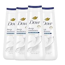 Dove Body Wash with Natural Nourishers for Instantly Soft Skin and Lasting Nourishment Deep Moisture Cleanser That Effectively Washes Away Bacteria While Nourishing Your Skin 20 oz (Pack of 4)