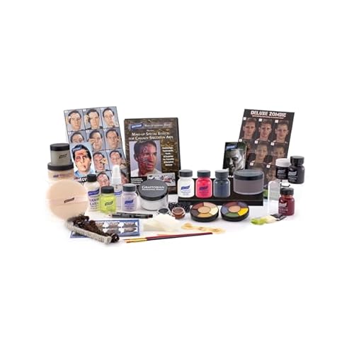 Graftobian Special FX Trauma Pro SFX Makeup Kit - Made in USA - Professional Effects Kit for Halloween, Cosplay, Theater, and Movie, Easy-to-use Cosmetics Collection Set for Beginners and Pros