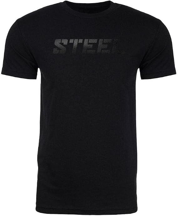 Steel Black on Black Performance T-Shirt