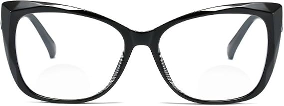 Retro Bifocal Reading Glasses Women Cat Eye Readers Stylish Presbyopic Glasses Black Brown Tortoiseshell +1.5 +2.0