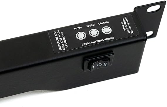 Penn Elcom 1U LED Rack Light Cool White for DJ's, Live Sound, Studio and Stage Lighting RADM-23