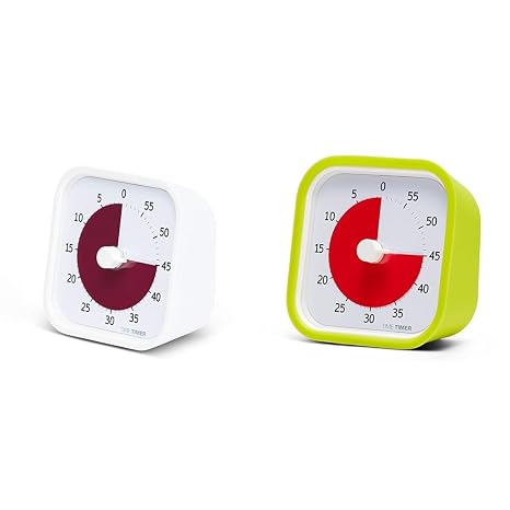 Time Timer Home MOD 60 Minute Kids Visual Timer Home Edition & 60 Minute MOD Education Edition Visual Timer
