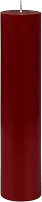 2 x 9 Red Pillar Candle