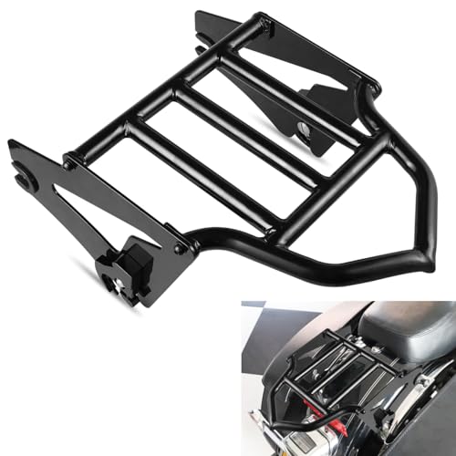 Motorcycle Rear Luggage Rack Compatible with for Harley Touring CVO Road Glide Road King Street Glide Electra Glide Ultra Limited 2009-2025 Detachable Mounting Luggage Rack